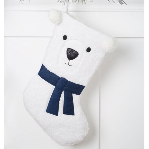 Holiday Lane Bear Stocking - Picture 2 of 2